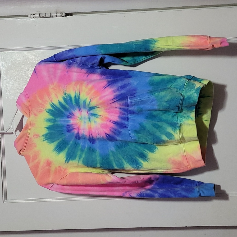 Tie dye hoodie with pockets